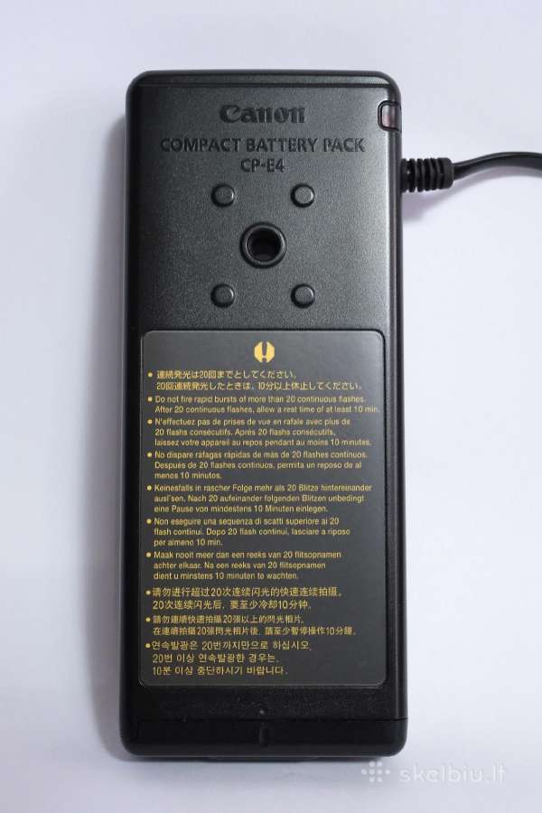 Canon compact battery pack cp-e4 - nuotraukos Nr. 4