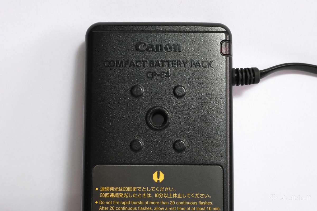 Canon compact battery pack cp-e4 - nuotraukos Nr. 5