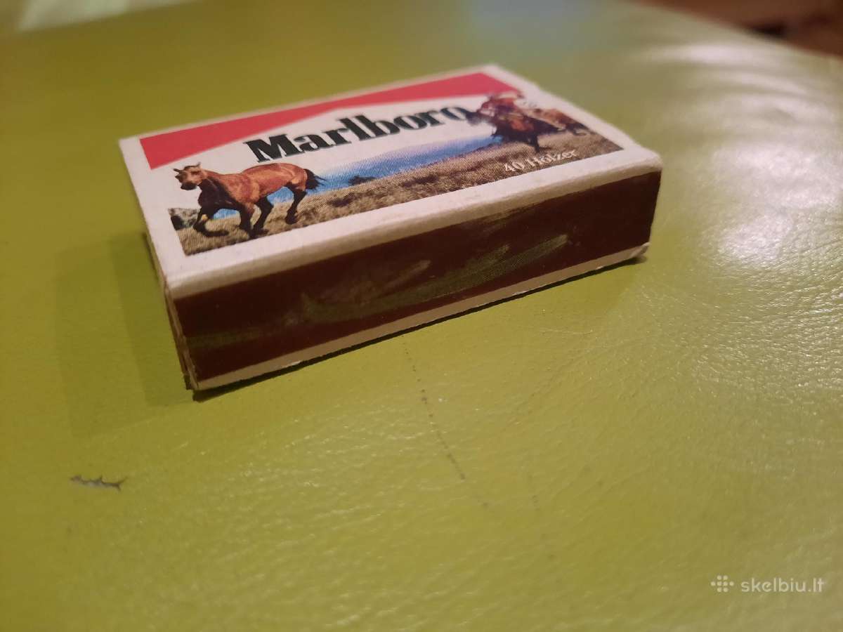 Kolekcinė degtukų dėžutė „marlboro“ Nr.1(4), retro - nuotraukos Nr. 4