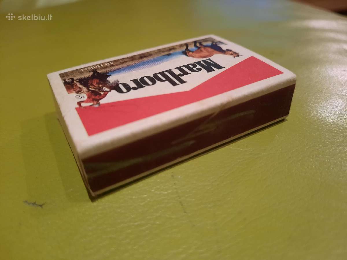 Kolekcinė degtukų dėžutė „marlboro“ Nr.1(4), retro - nuotraukos Nr. 5
