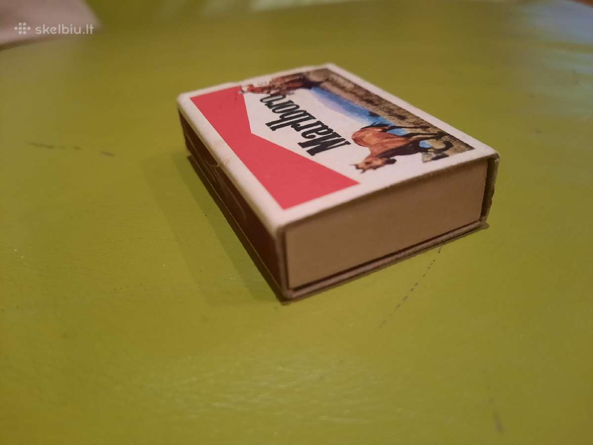Kolekcinė degtukų dėžutė „marlboro“ Nr.1(4), retro - nuotraukos Nr. 6