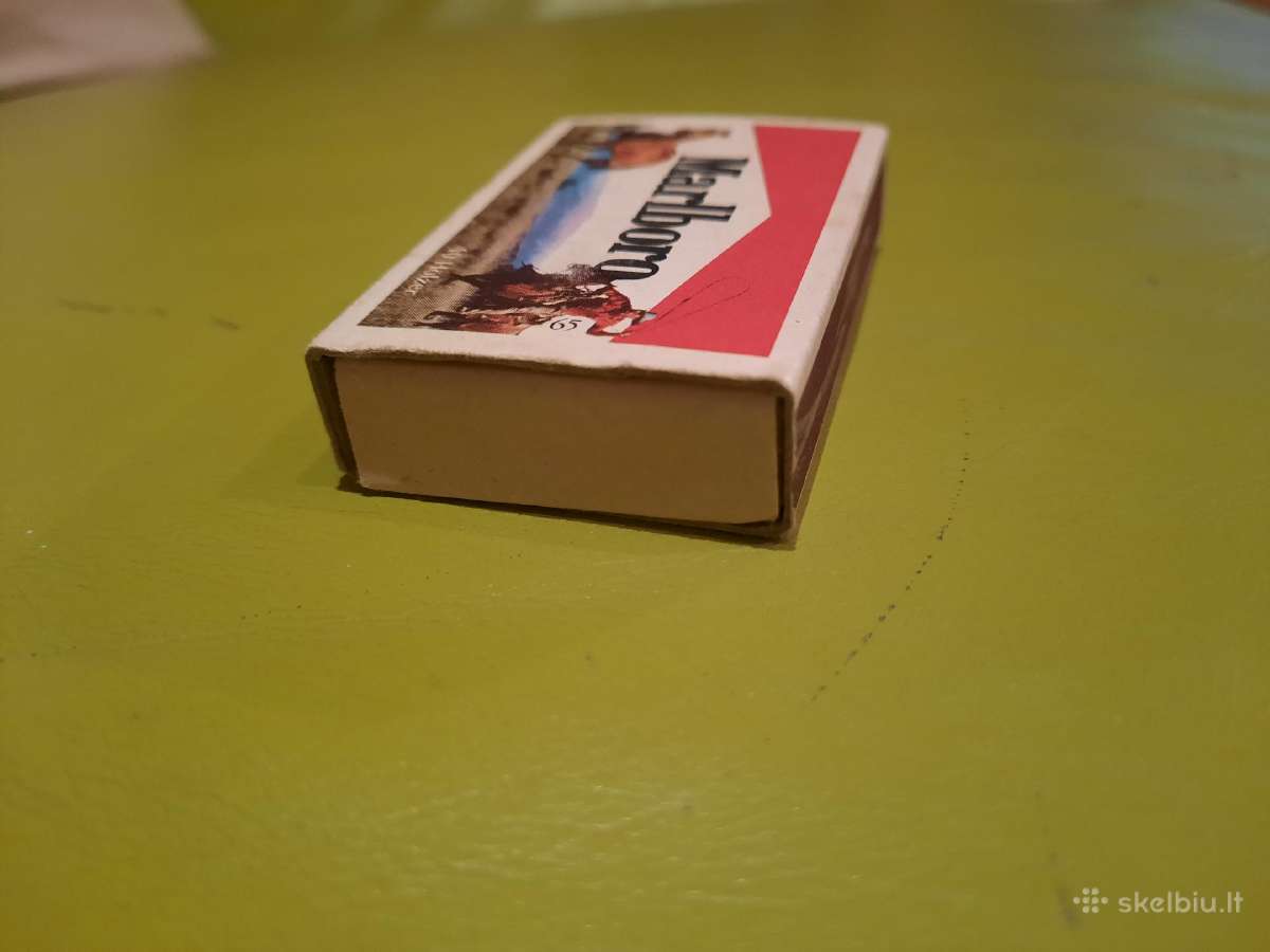Kolekcinė degtukų dėžutė „marlboro“ Nr.1(4), retro - nuotraukos Nr. 7