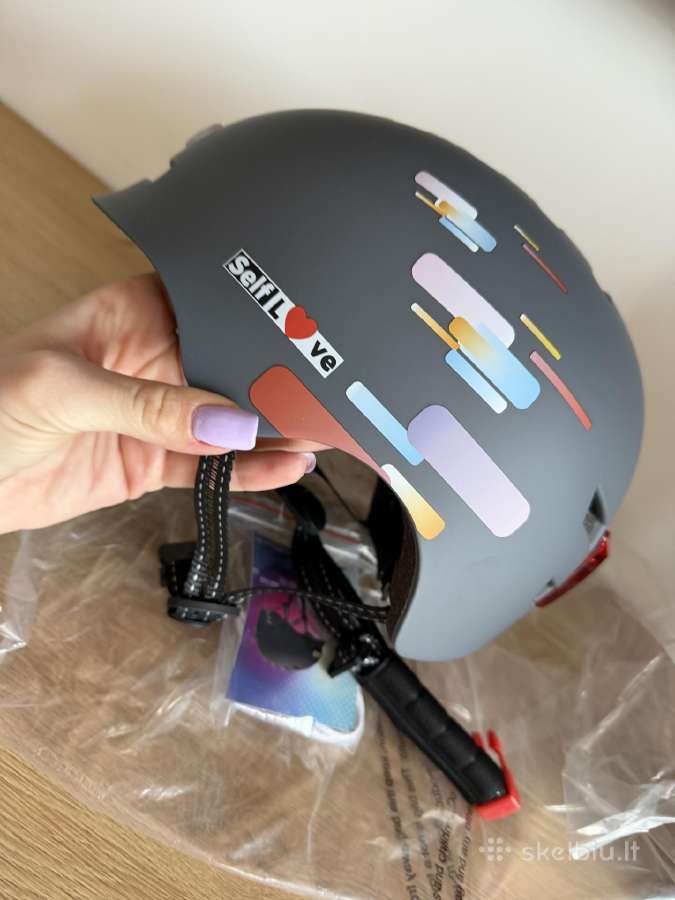 Dviračio šalmas su LED apšvietimu Usb įkraun