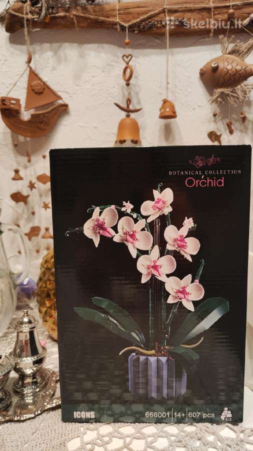 Lego tipo Orchideja su vazonu