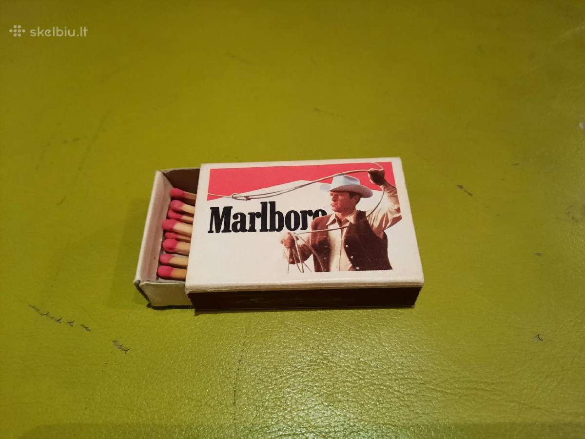 Kolekcinė degtukų dėžutė „marlboro“ Nr.2(2), retro