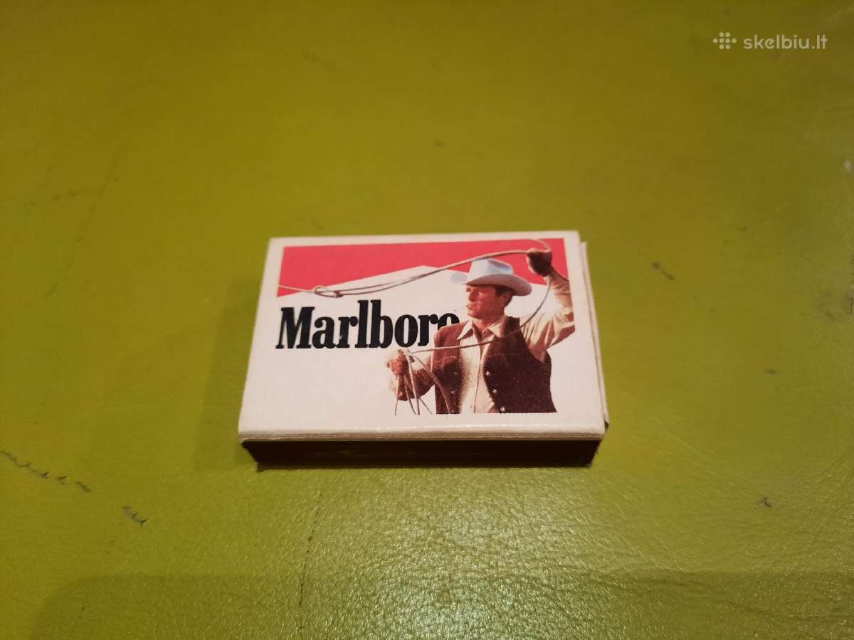 Kolekcinė degtukų dėžutė „marlboro“ Nr.2(2), retro - nuotraukos Nr. 2