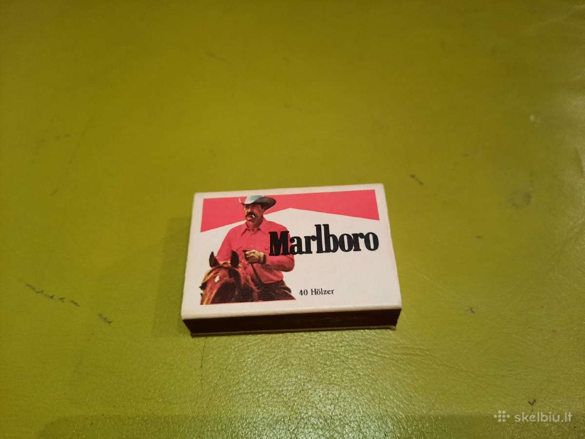 Kolekcinė degtukų dėžutė „marlboro“ Nr.2(2), retro - nuotraukos Nr. 3