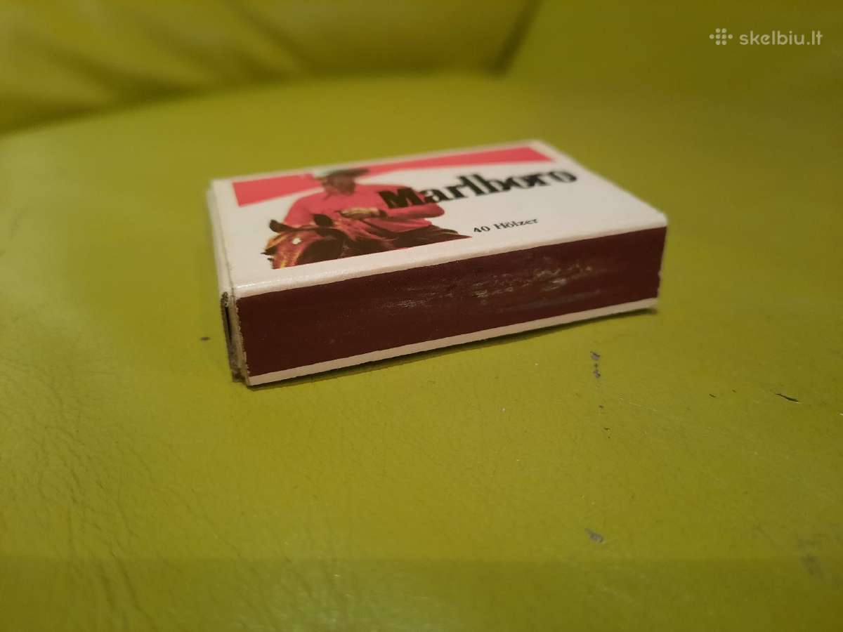 Kolekcinė degtukų dėžutė „marlboro“ Nr.2(2), retro - nuotraukos Nr. 4