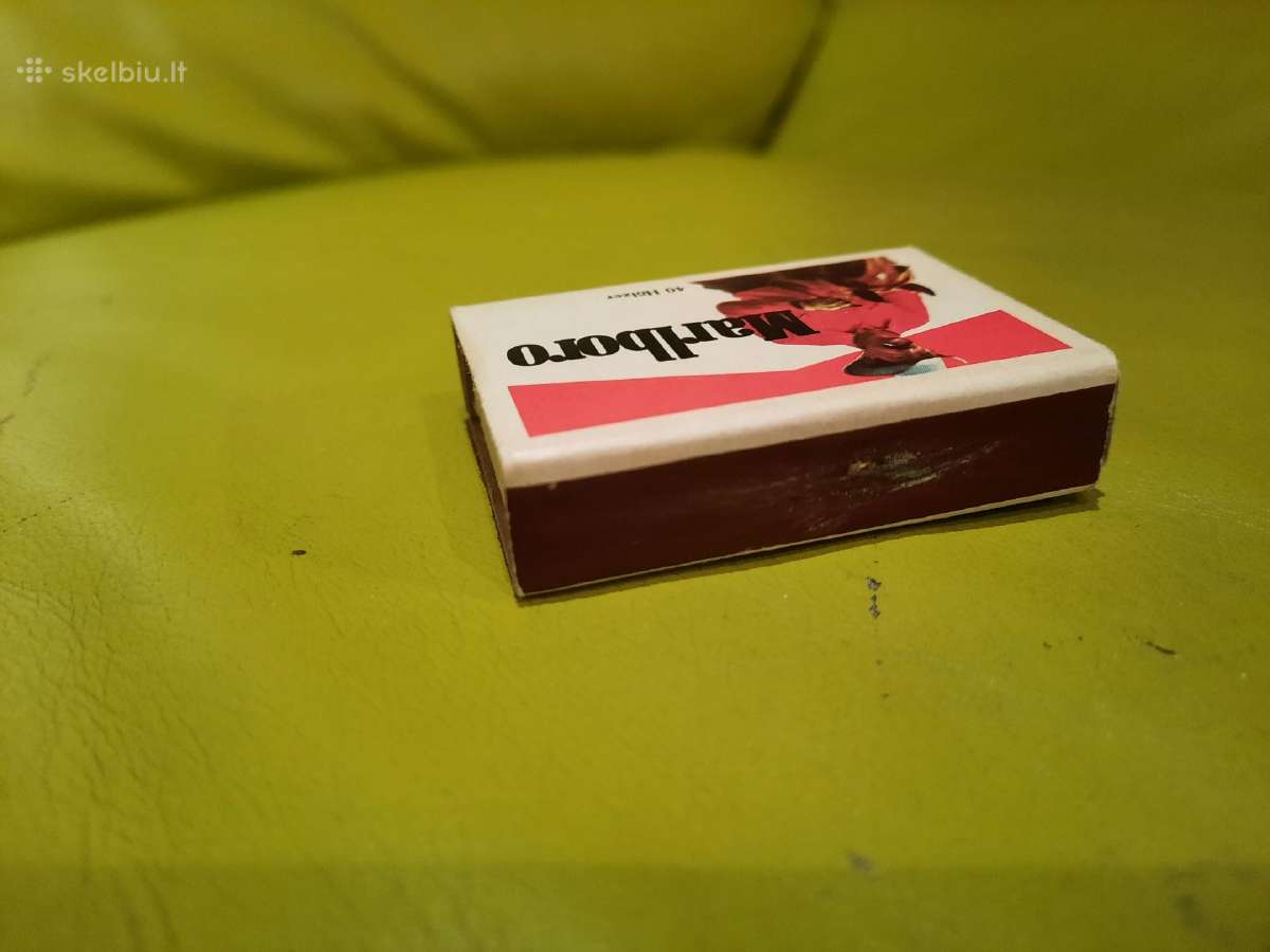 Kolekcinė degtukų dėžutė „marlboro“ Nr.2(2), retro - nuotraukos Nr. 5
