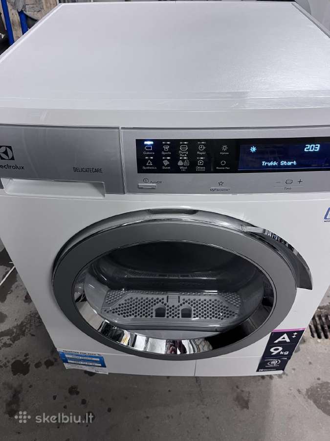 Džiovyklė elektrolux 9kg
