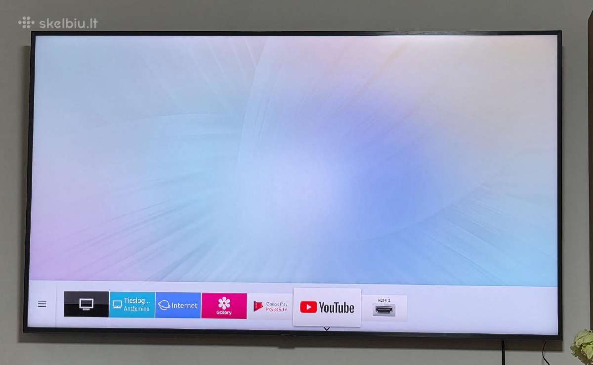 Samsung 65 įstrižainės ekranas 165cm.