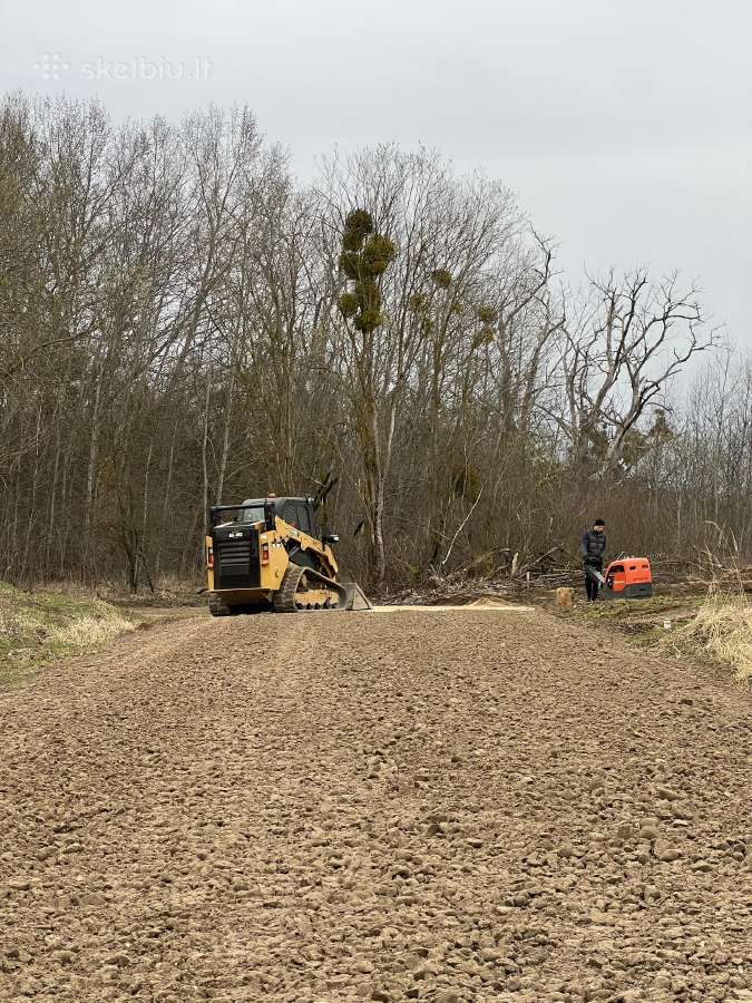 Sklypų lyginimas, vejos paruošimas, žemės darbai - nuotraukos Nr. 12