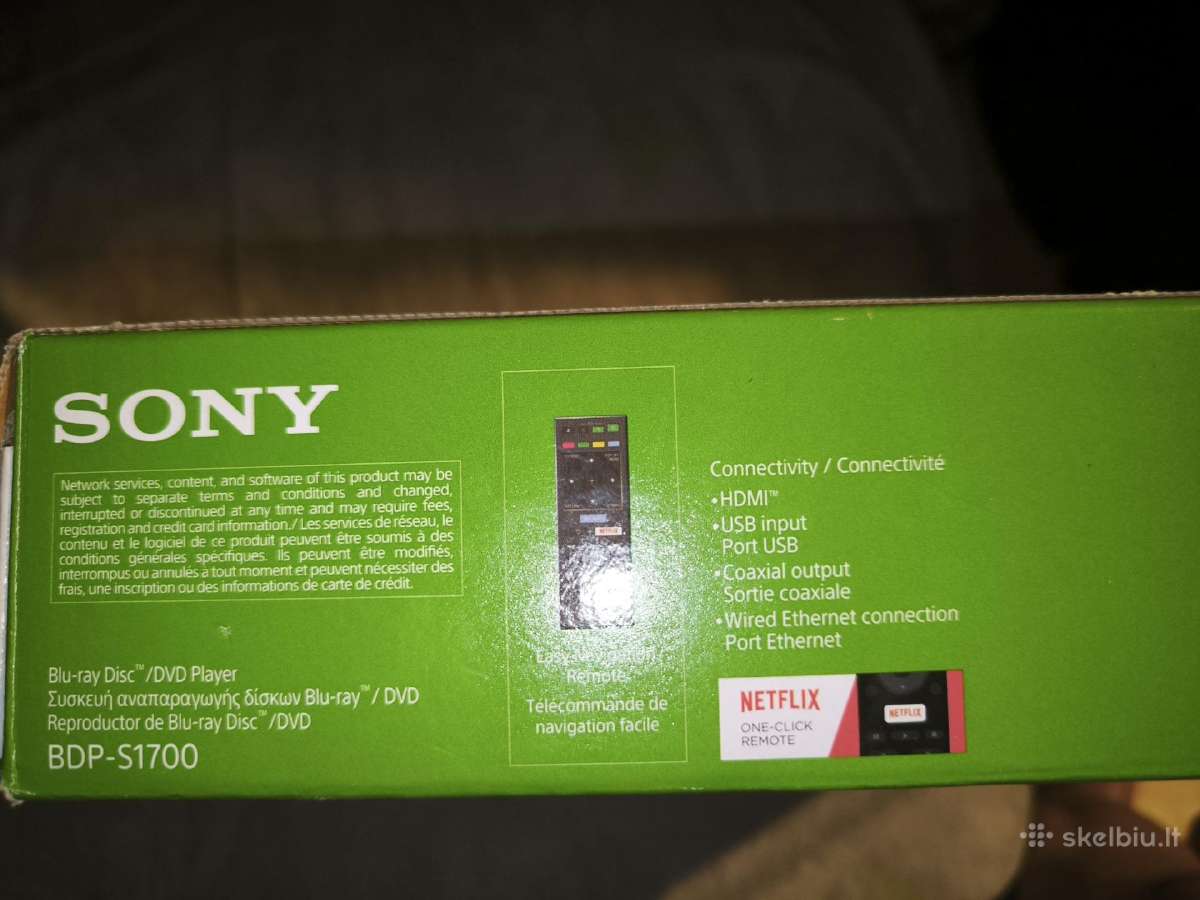 Parduodu Sony blue-ray Bdp-s1700 - nuotraukos Nr. 5
