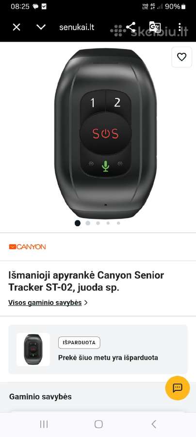 Parduodu GPS tracker apyrankę - nuotraukos Nr. 4