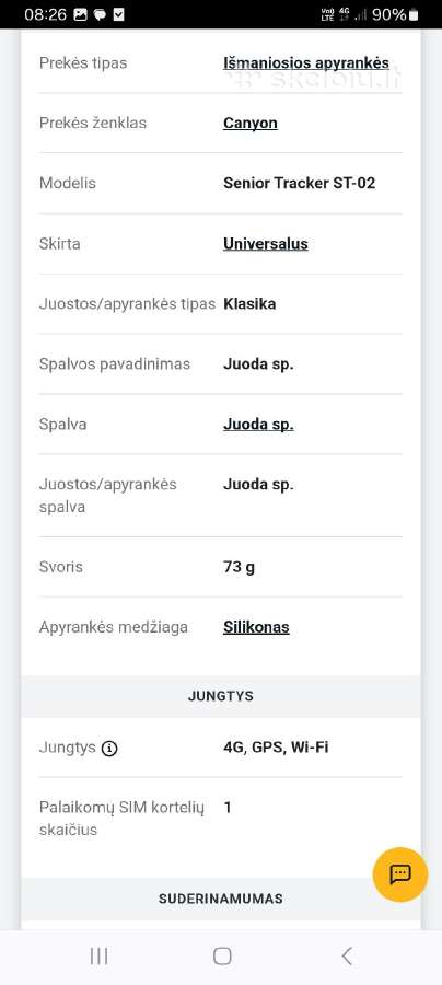 Parduodu GPS tracker apyrankę - nuotraukos Nr. 5
