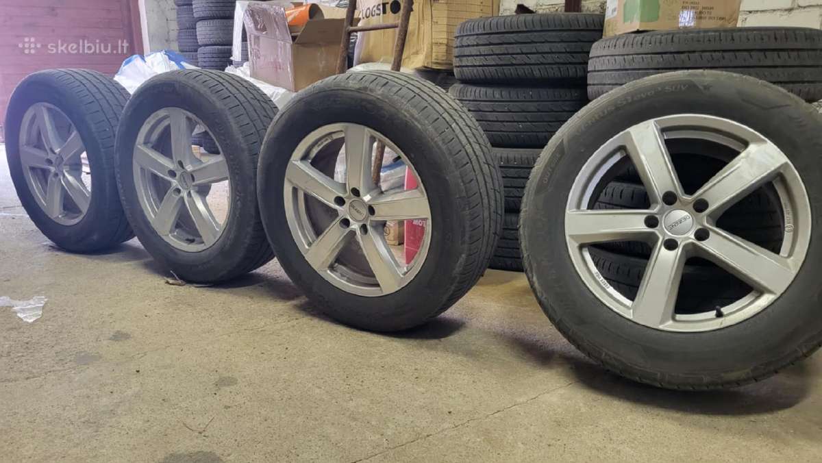 Lengvojo lydinio ratlankiai su padangomis