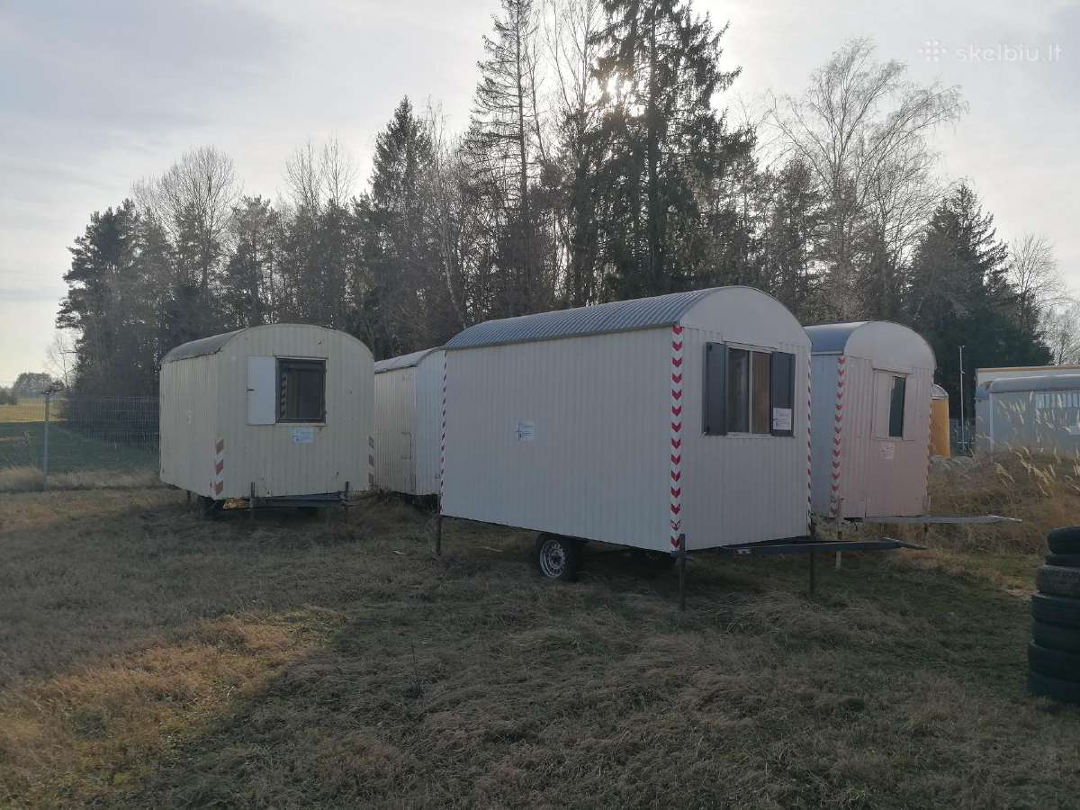 Statybiniai vagonėliai ant ratų