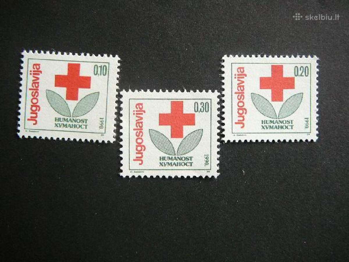 Raudonasis Kryzius Jugoslavija 1990 svarus rdk58