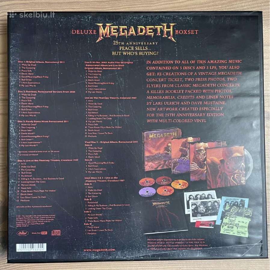 Megadeth kolekcinis rinkinys – Vic Rattlehead - nuotraukos Nr. 4