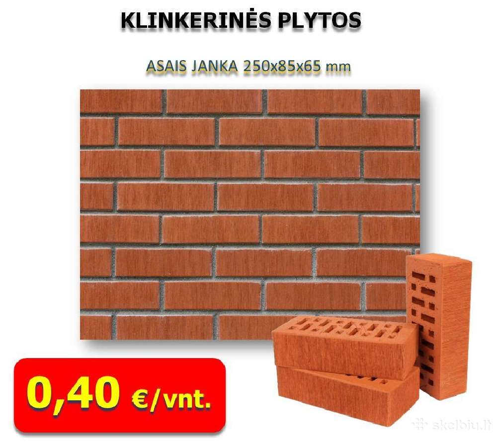 Akcija - klinkerio plytos tik 0.40 Eur - nuotraukos Nr. 2