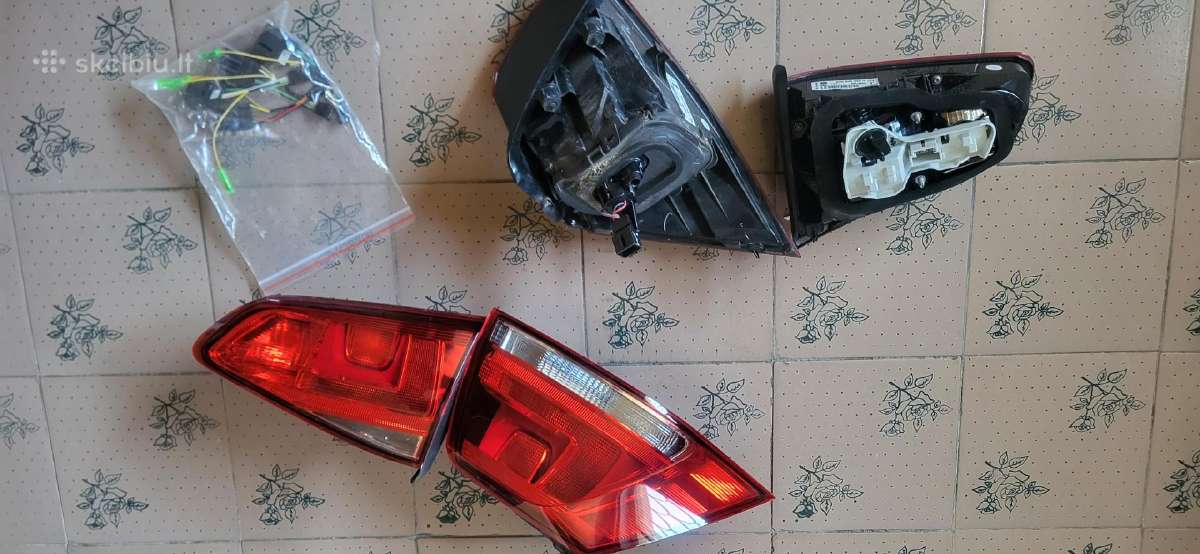 VW Golf 7 galiniai žibintai ir priešrūkiniai žib. - nuotraukos Nr. 2
