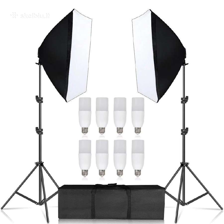 Apšvietimo rinkinys su 8 lemputėmis (8 x 40w)