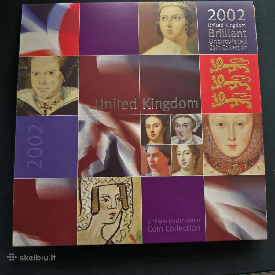 Jungtinė Karalystė United Kingdom 2002 rinkinys Bu - nuotraukos Nr. 5