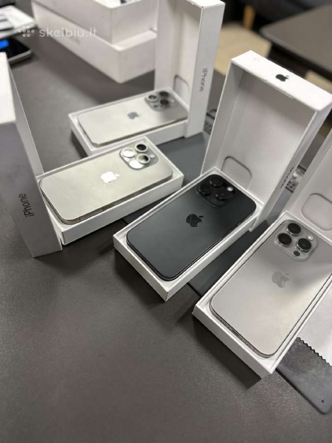 Naudoti iPhone 15 Pro 256gb su garantija