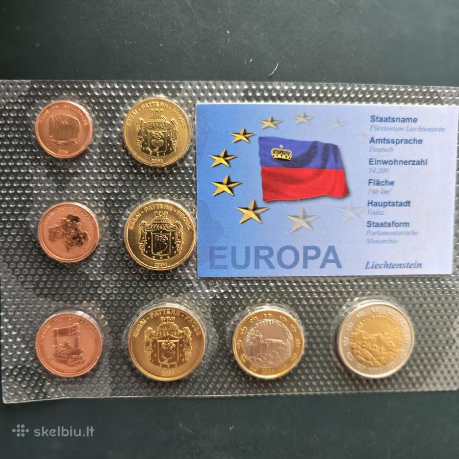 Monakas 2004 bandomasis euro rinkinys probe Unc
