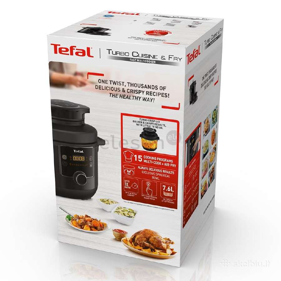 Daugiafunkcinis puodas Tefal Turbo Cuizine&fry - nuotraukos Nr. 16