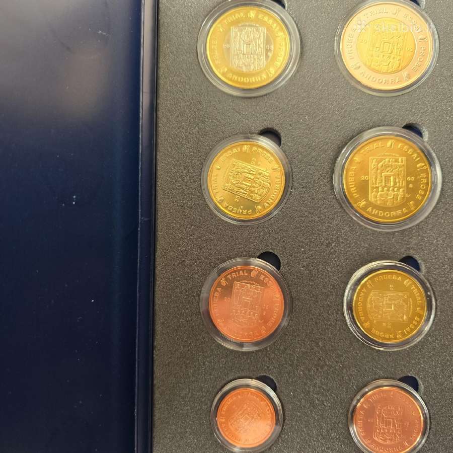 Andora 2003 bandomasis euro rinkinys Probe Unc