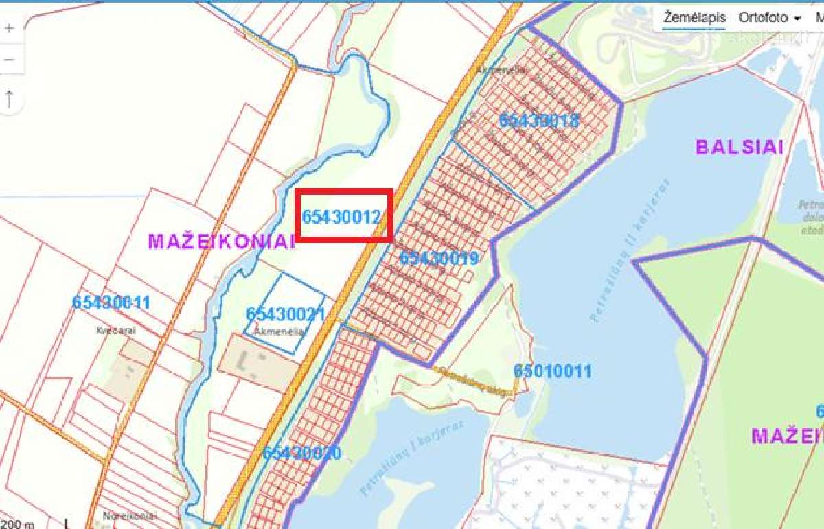 Žemės sklypas 6,05 ha