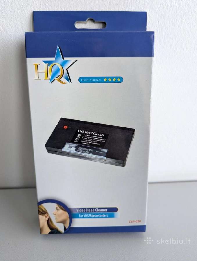 Vhs galvutės valymo kasetė Hq