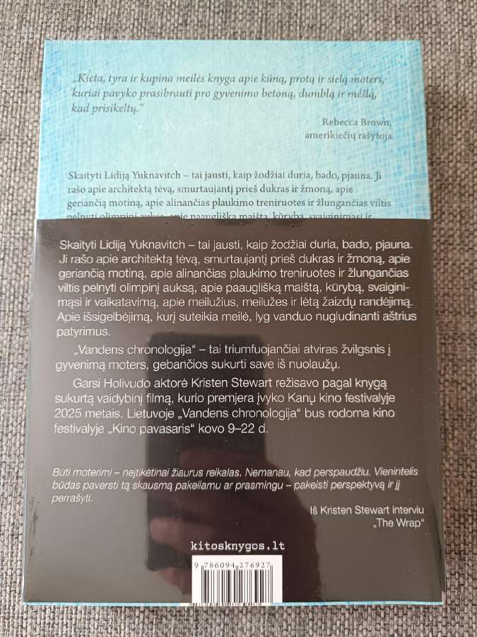 Lidia Yuknavitch Vandens chronologija - nuotraukos Nr. 2