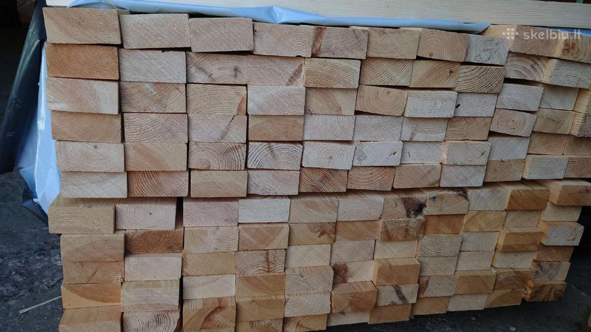 Kalibruota,impregnuota C24 mediena-1,15eu/m" - nuotraukos Nr. 3