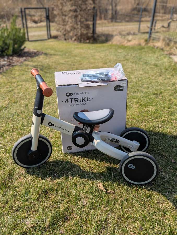 Kinderkraft - Vaikiškas triratukas 3in1 4trike