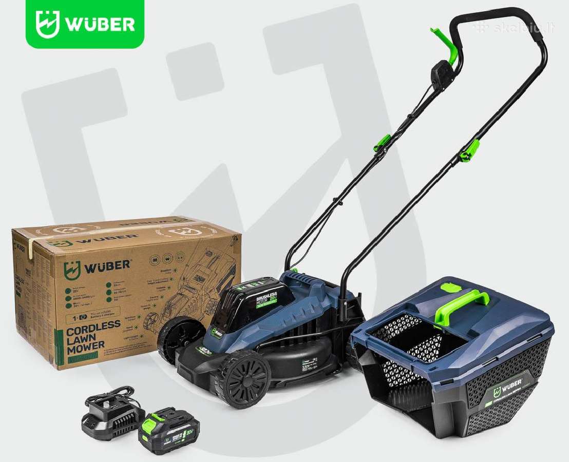 Akumuliatorinė vejapjovė Wuber W04801, 32 cm; 20 V - nuotraukos Nr. 2