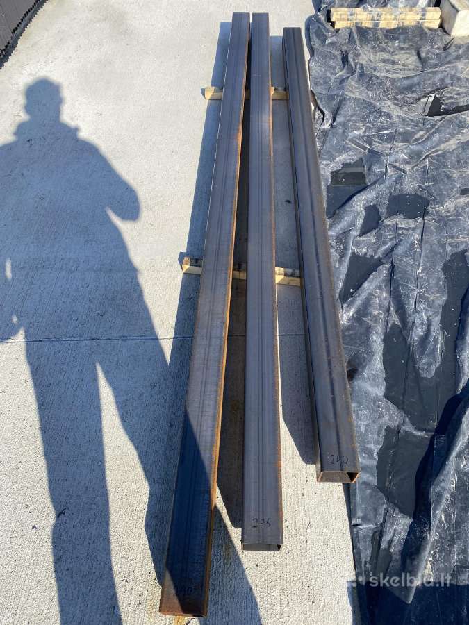 Metalinės kolonos 5 mm sienelė