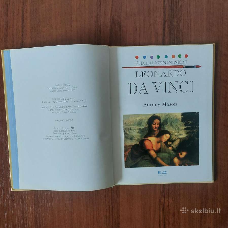 Antony Mason knyga - Leonardo da Vinci - nuotraukos Nr. 6