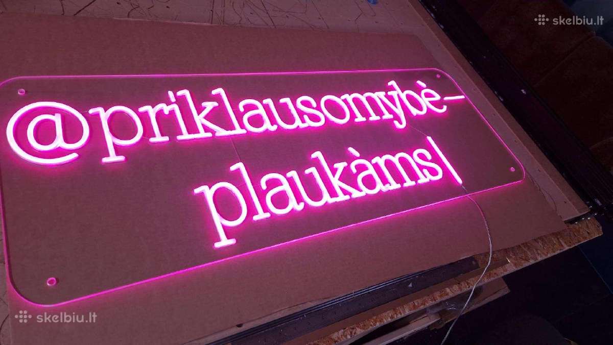 Neon užrašai / Neoninės iškabos - nuotraukos Nr. 2