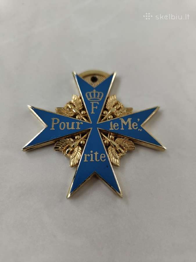 Pour le Merite - Blue Max - medalis replika WWI