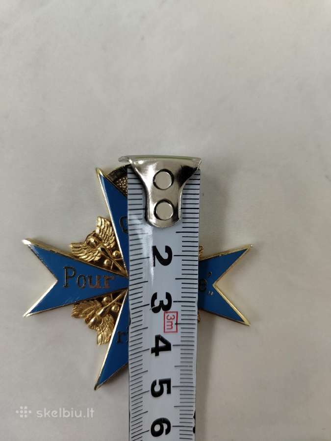 Pour le Merite - Blue Max - medalis replika WWI - nuotraukos Nr. 3