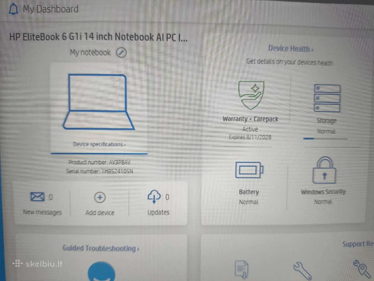 Elitebook 6 G1i 14 Ultra 5 225u 16/256gb - nuotraukos Nr. 7