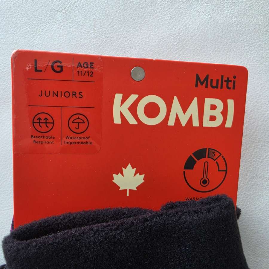 Kombi Tucker Junior pirštinės su vilnos mišiniu - nuotraukos Nr. 7