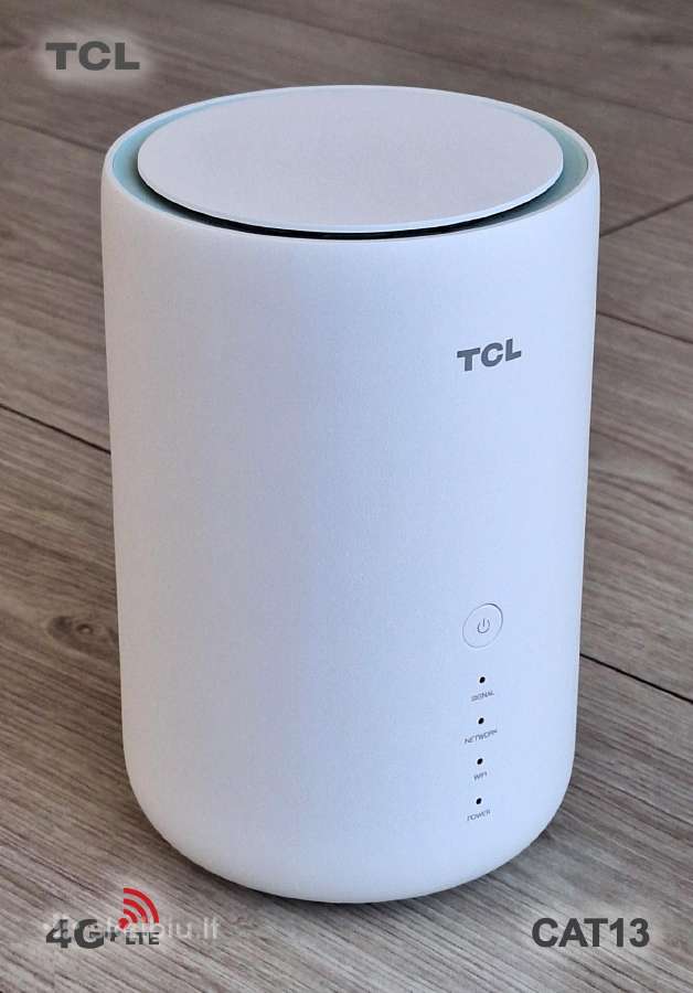 4G+ Lte modemas Tcl Hh130vm su WiFi