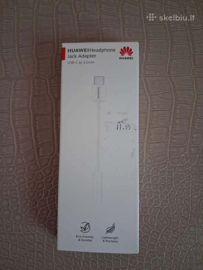 Naujas orig Huawei Usb Type-c į 3.5mm adapteris