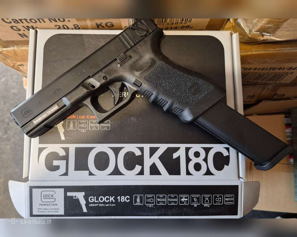 Airsoft ir pneumatiniai Glock pistoletai Umarex - nuotraukos Nr. 5