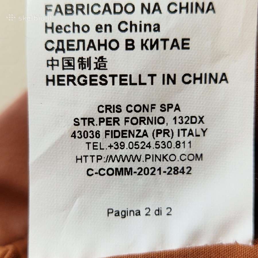 Pinko sijonas eko odos 38 dydžio - nuotraukos Nr. 7