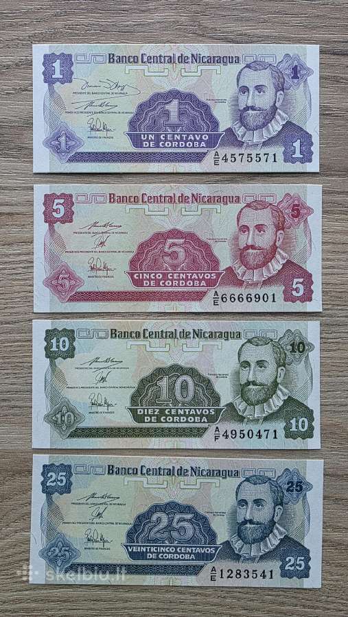 Nikaragva ->Pasaulio banknotai - World banknotes<-