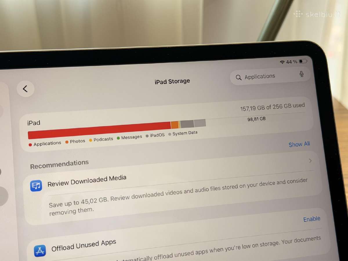 iPad pro 11 256gb (2018) - nuotraukos Nr. 6